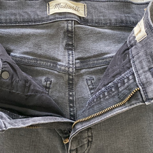 Madewell Stovepipe Jeans in Banberry Wash Raw-Hem Edition Size 26 - Picture 7 of 14